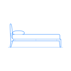 Furniture Bed Frames Vella Bed Svg Line Art, Free Vectors File